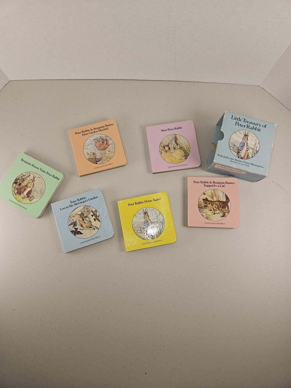 Little Treasury of Peter Rabbit Vintage Mini Book Set 1983